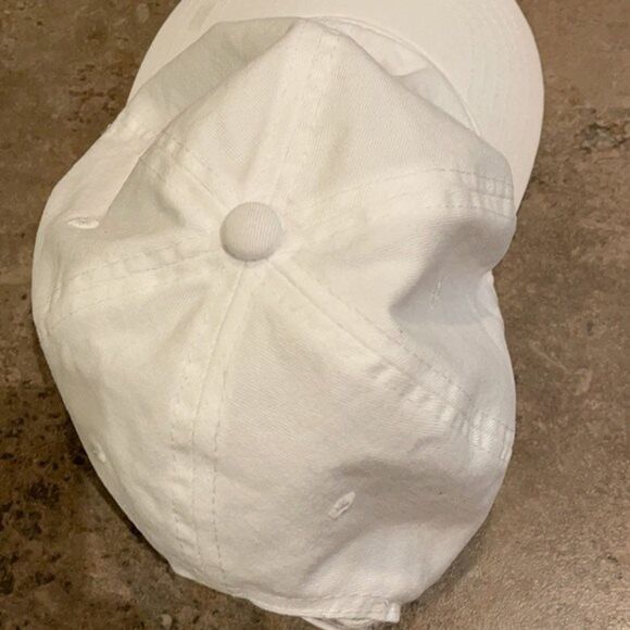 Disney Lilo & Stitch Embroidered White Hat Cap OS Cotton Adjustable - Picture 8 of 11